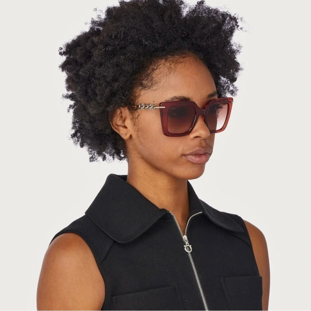 Salvatore Ferragamo Brown Sunglasses